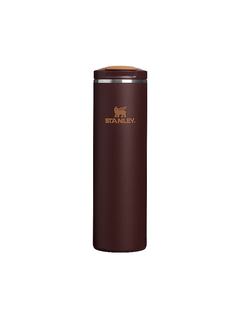 STANLEY Isoliertrinkbecher TRANSIT FLIP TOP MUG 0,47l Coffee braun