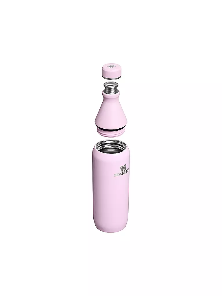 STANLEY | Isolierflasche - Thermosflasche 0,6l ALL DAY SLIM BOTTLE CHERRY BLOSSOM | hellblau