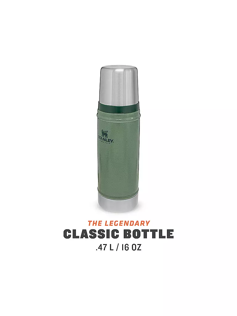 STANLEY | Isolierflasche - Thermosflasche Classic 0,47l  Grün | olive