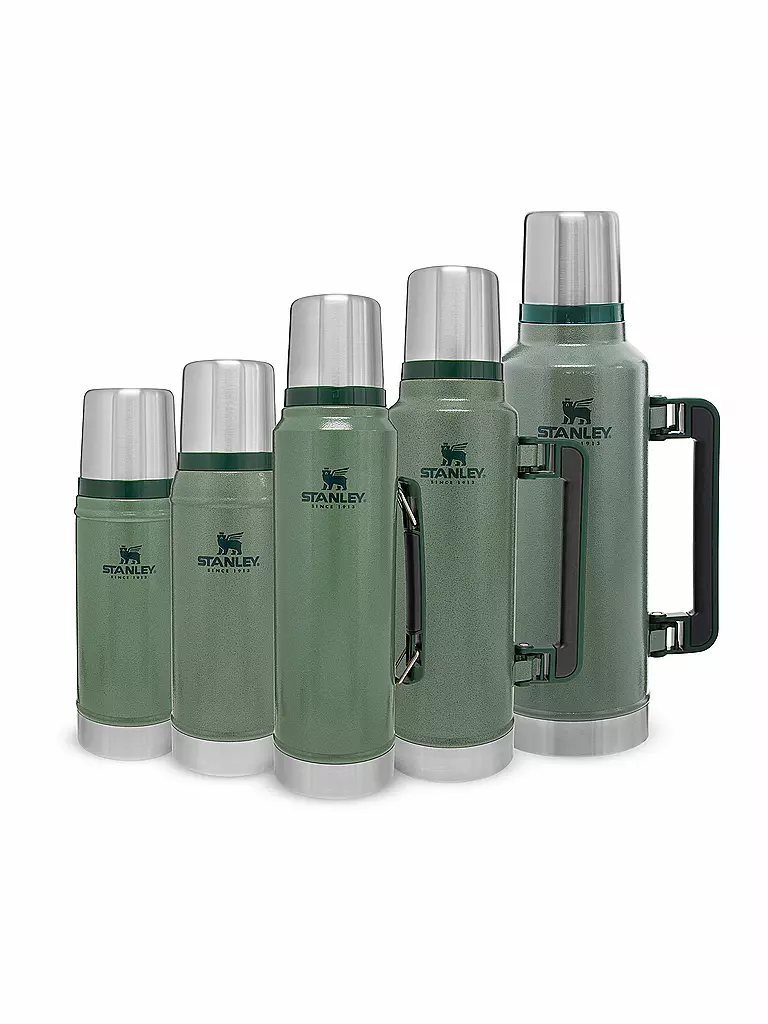 STANLEY | Isolierflasche - Thermosflasche Classic 0,75l Grün | grau
