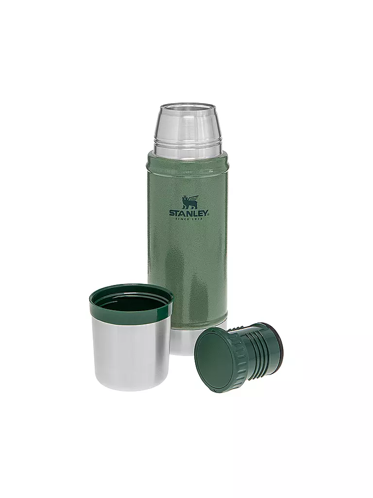 STANLEY | Isolierflasche - Thermosflasche CLASSIC VACUUM BOTTLE 0,47l Green | grün