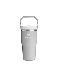 STANLEY | Isolierflasche - Thermosflasche Flip Straw 2.0 0.6l Cherry Blossom | hellgrau