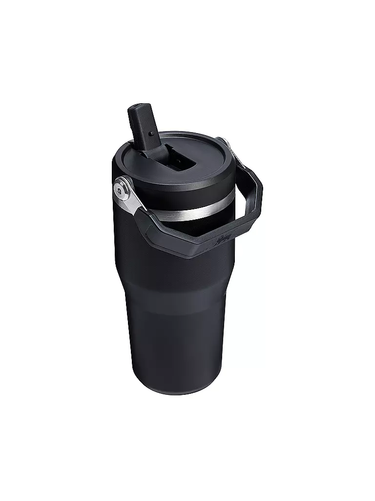 STANLEY | Isolierflasche - Thermosflasche Flip Straw 2.0 0.6l Black | schwarz