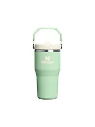 STANLEY | Isolierflasche - Thermosflasche Flip Straw 2.0 0.6l Cherry Blossom | hellgrün