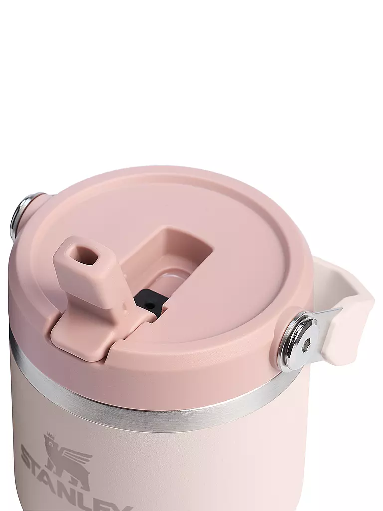 STANLEY | Isolierflasche - Thermosflasche Flip Straw 2.0 0.6l Rose Quartz | hellgrau