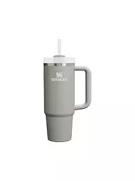 STANLEY | Isolierflasche - Thermosflasche Quencher H2.0 0,89l  Violet Blossom | hellgrau