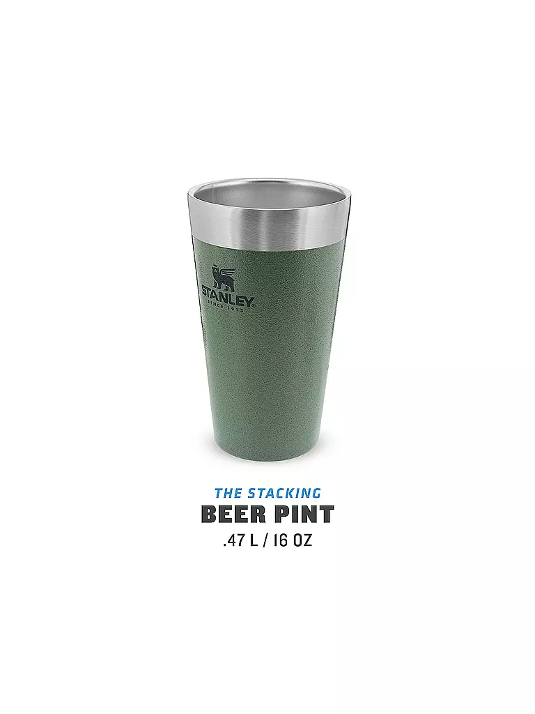STANLEY | Isoliertrinkbecher Adventure Pint Becher 0,47 Liter | olive