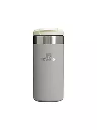 STANLEY | Isoliertrinkbecher AEROLIGHT TRANSIT MUG 0,35l Hot Coral 2.0 | hellgrau