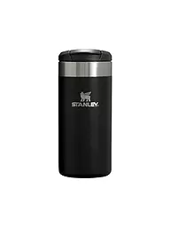 STANLEY | Isoliertrinkbecher AEROLIGHT TRANSIT MUG 0,35l Hot Coral 2.0 | schwarz
