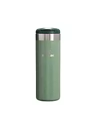 STANLEY | Isoliertrinkbecher AEROLIGHT TRANSIT MUG HAMMERTONE 0,47l | dunkelgrün