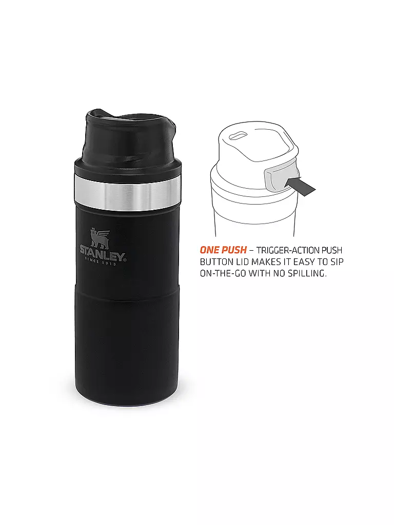 STANLEY | Thermobecher 0,35l Schwarz | schwarz