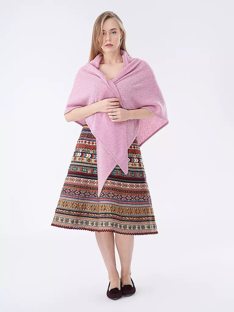 STAPF | Cape - Poncho BIBI | rosa