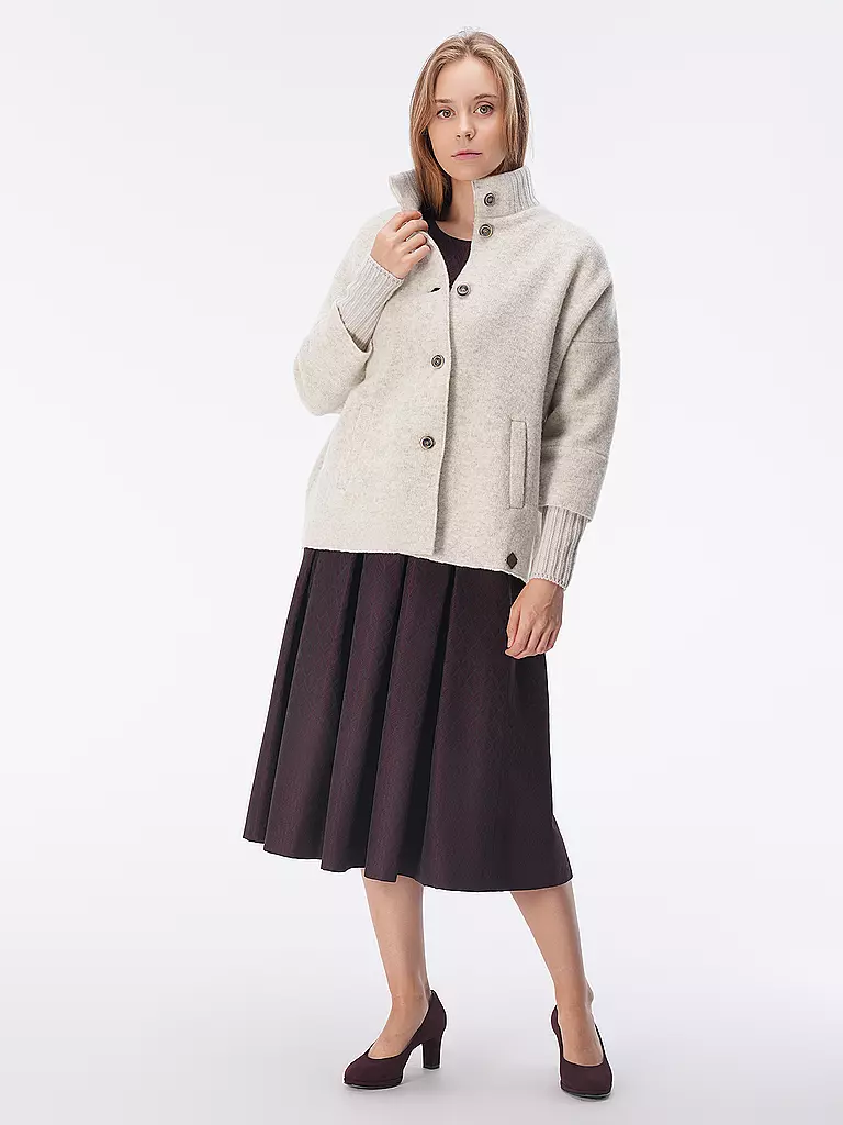 STAPF | Poncho - Cape Relaxed Fit ILSA | creme