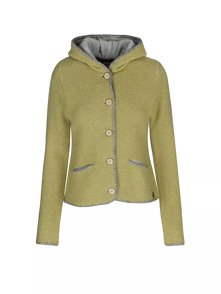 STAPF | Trachtenstrickjacke Tailored Fit LOREA | gelb