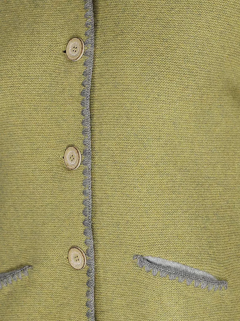 STAPF | Trachtenstrickjacke Tailored Fit LOREA | gelb