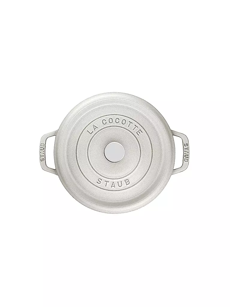 STAUB | Cocotte Twister 24cm White Trueffle | weiss