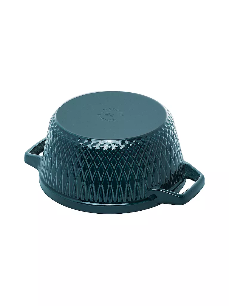 STAUB | Cocotte TwisterCocotte Twister 24cm La Mer | petrol
