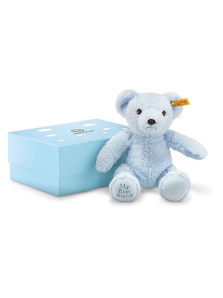 STEIFF My first Steiff Teddybr in Geschenkbox 24cm blau