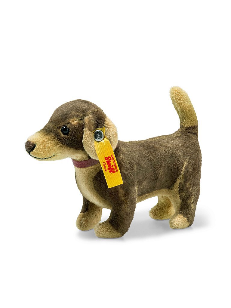 STEIFF Waldo Dackel braun/beige 13cm