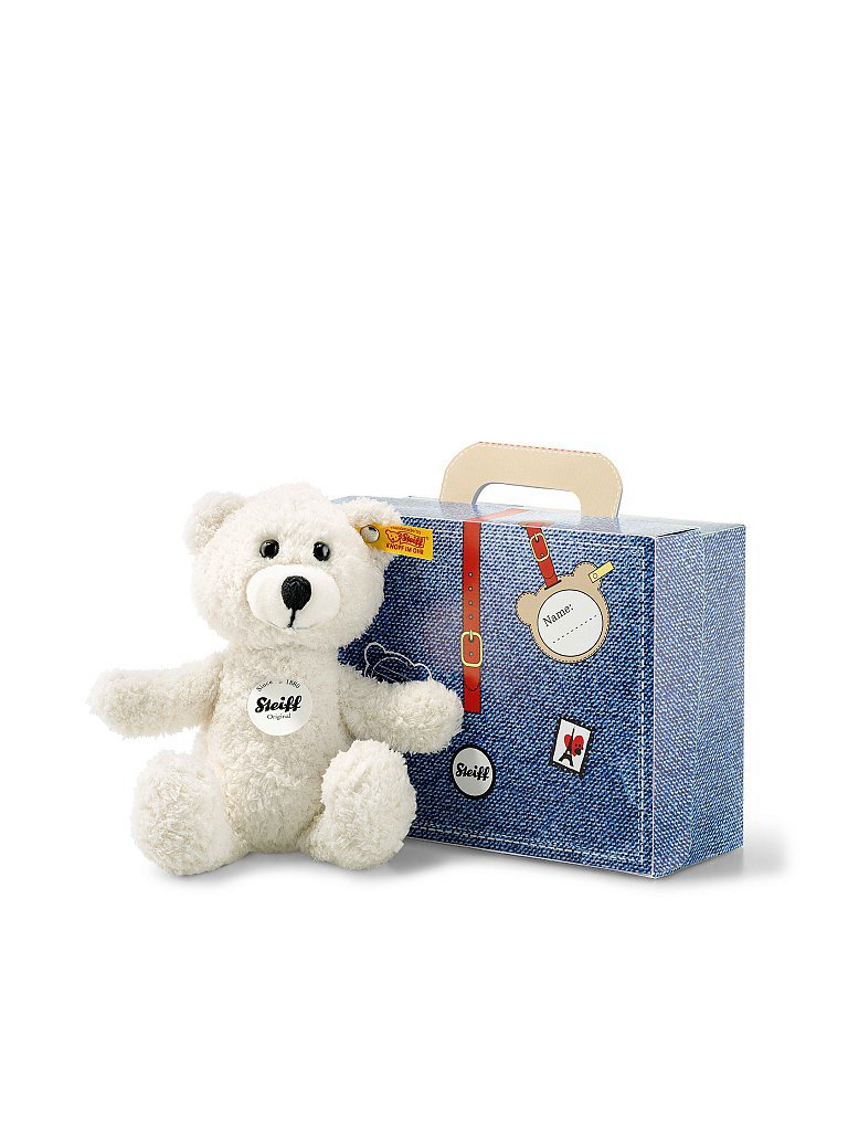 STEIFF Sunny Teddybär im Koffer creme 22cm