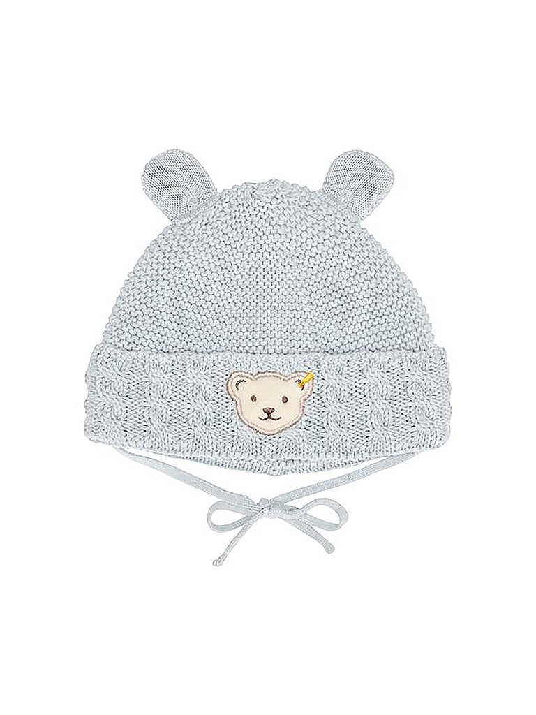 STEIFF Baby Mütze - Haube hellblau | 39