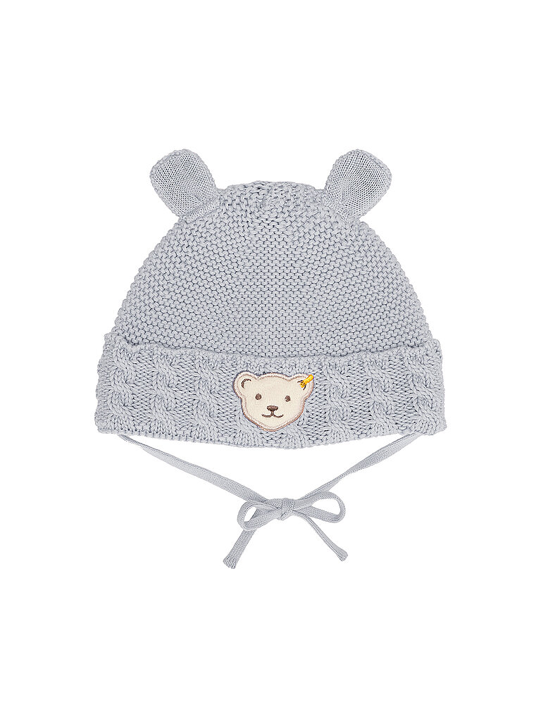 STEIFF Baby Mütze - Haube hellgrau | 39