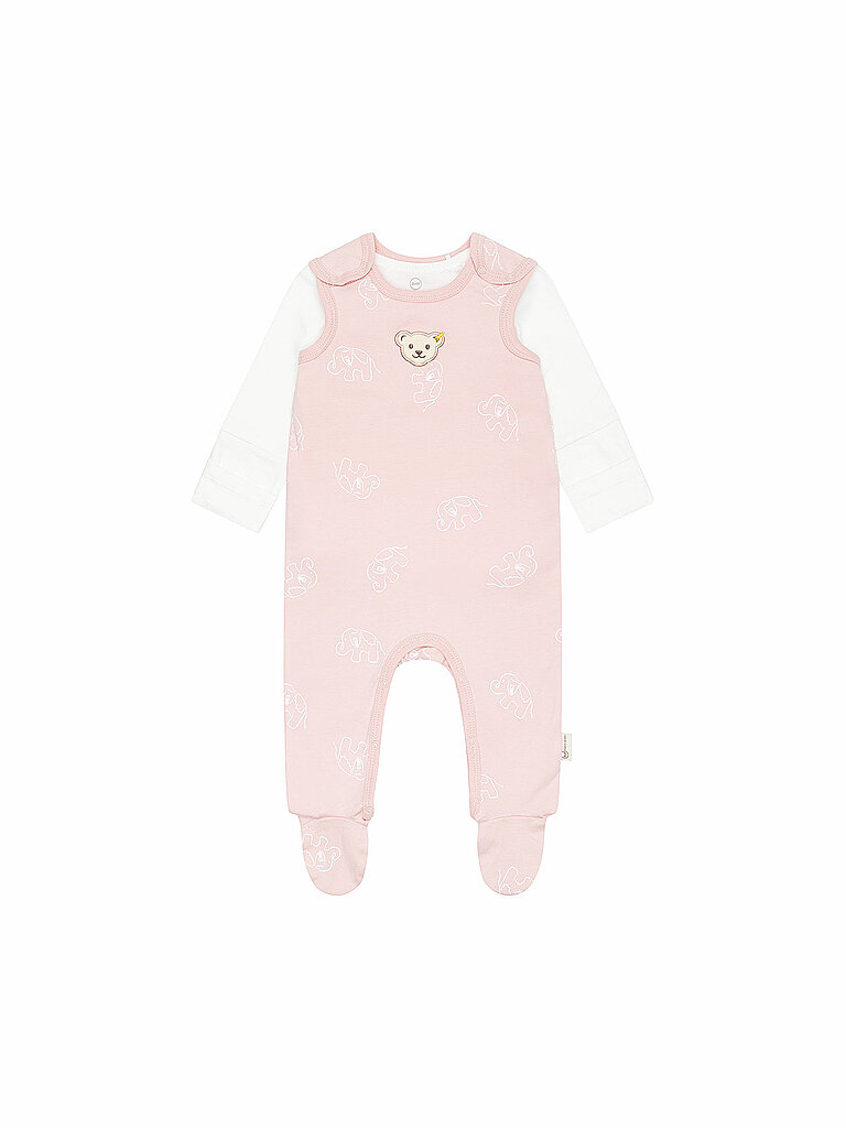 STEIFF Baby Set 2tlg Strampler und Langarmshirt  rosa | 56
