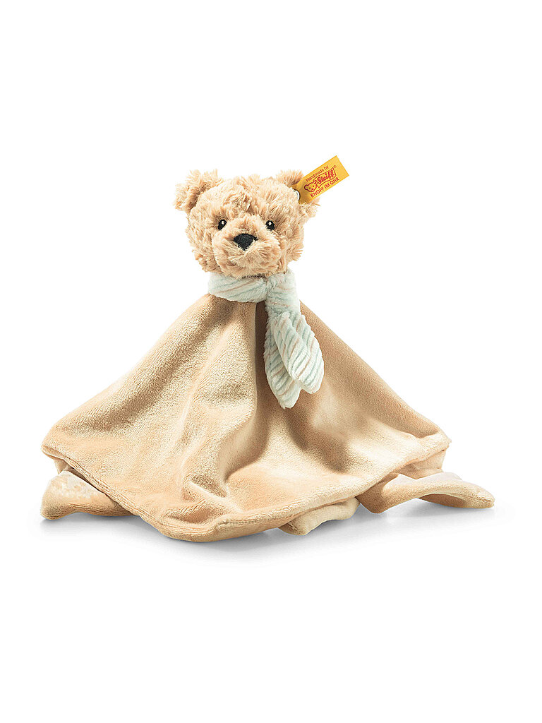 Steiff 242281 Soft Cuddly Friends Jimmy Teddybär Schmusetuch - 26 cm - Kuscheltier für Babys - beige (242281), beige 92 g