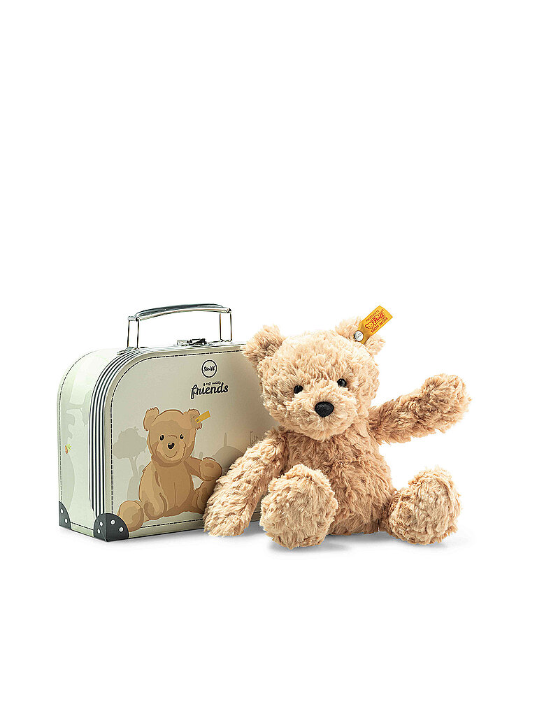 STEIFF Bär JIMMY IM KOFFER 25cm hellbraun