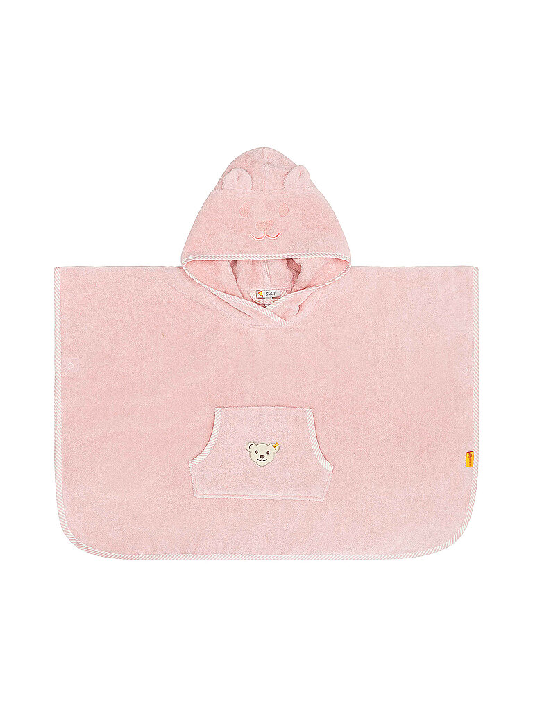 STEIFF Baby Bade Poncho  rosa
