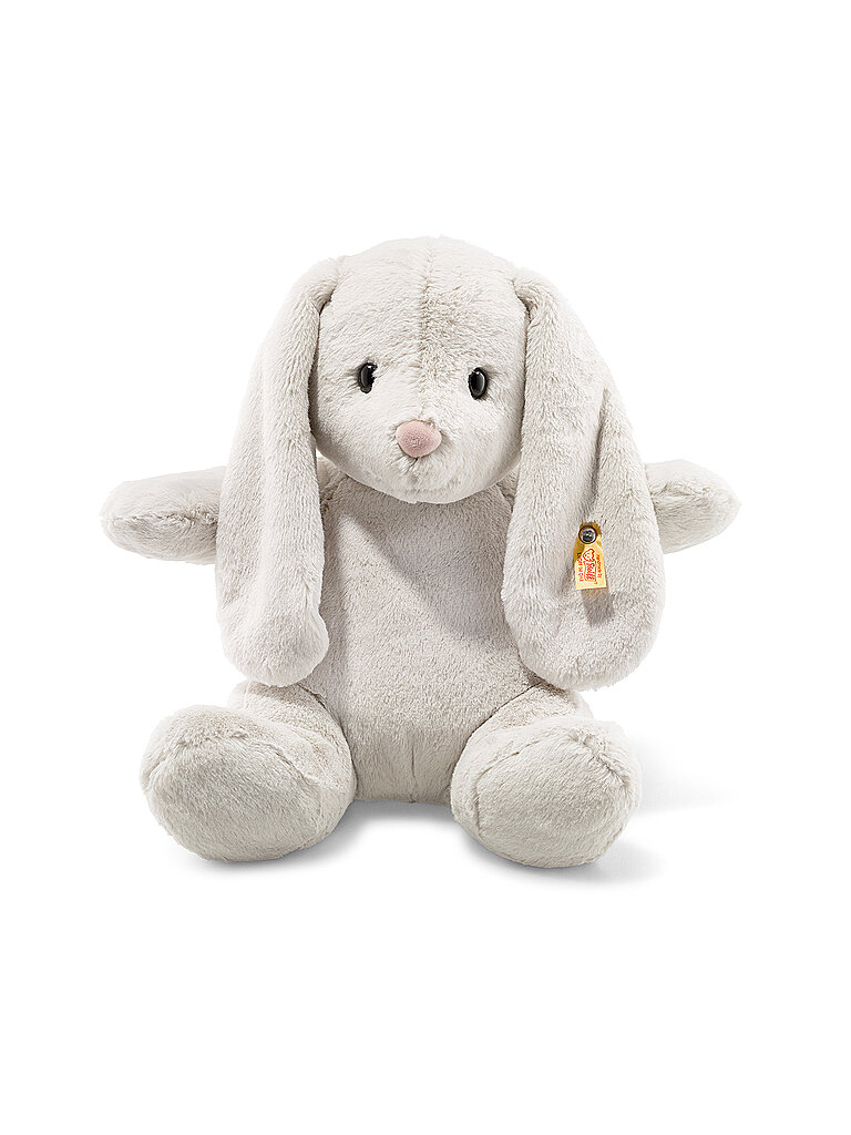 Kuscheltier HOPPIE HASE (38cm) in hellgrau