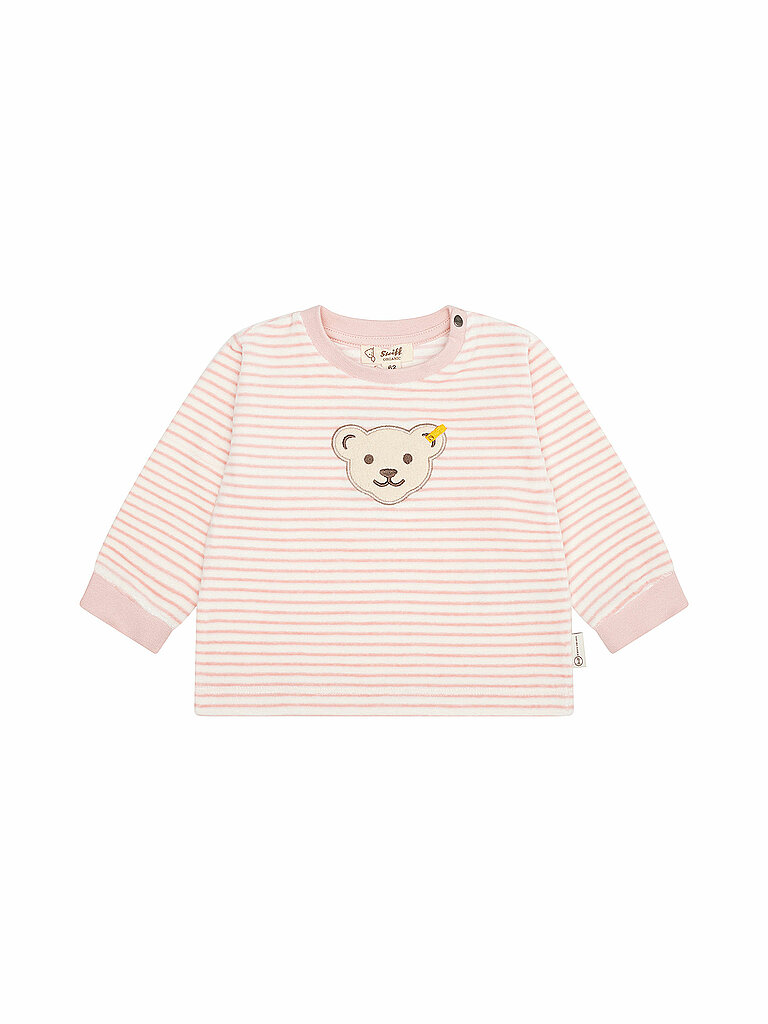 Sweatshirt Patch Druckknopfleiste für Babys und Kleinkinder pink 62