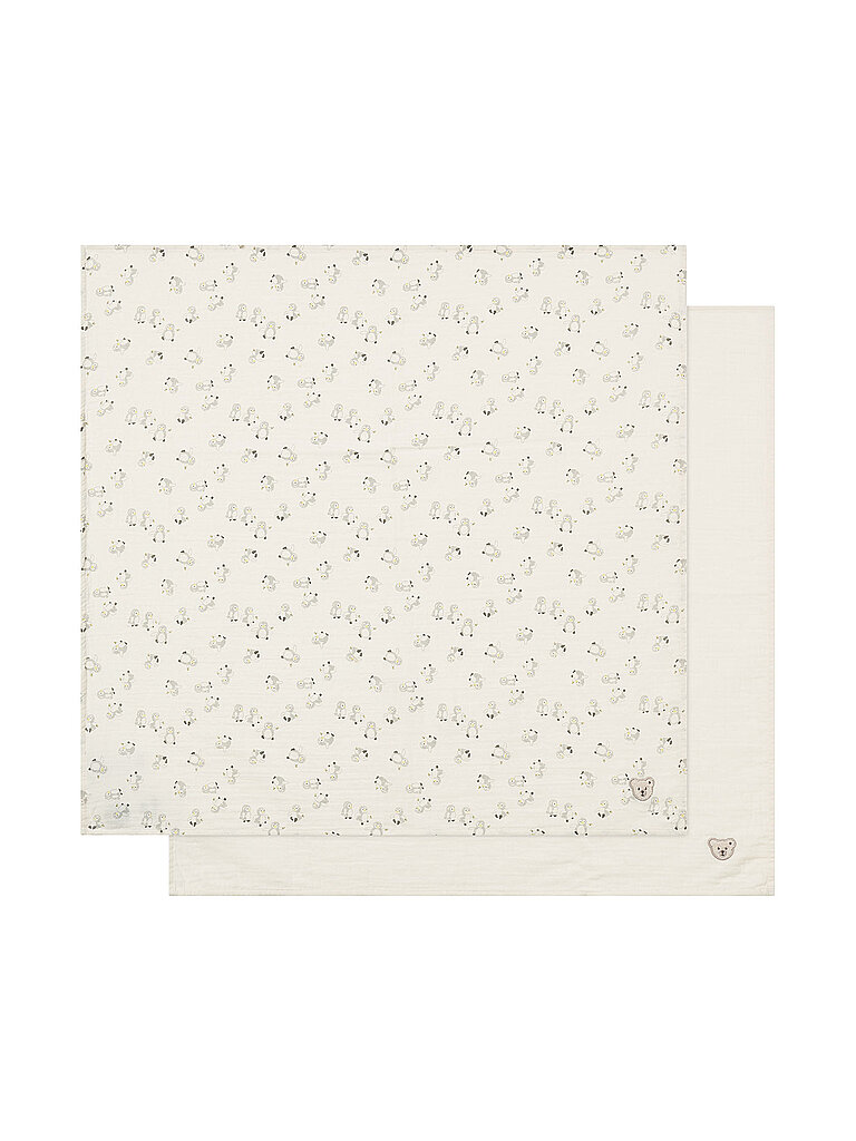 STEIFF Baby Mullwindel 2er Pkg. Creme  creme