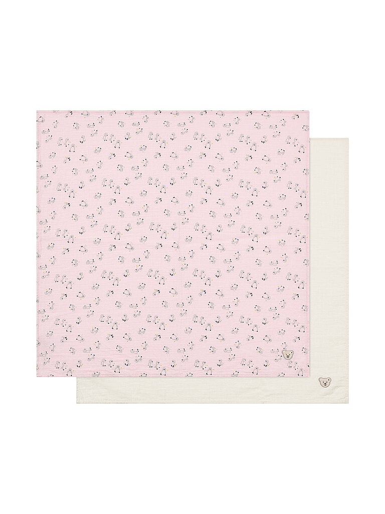 STEIFF Baby Mullwindel 2er Pkg. Rosa  rosa
