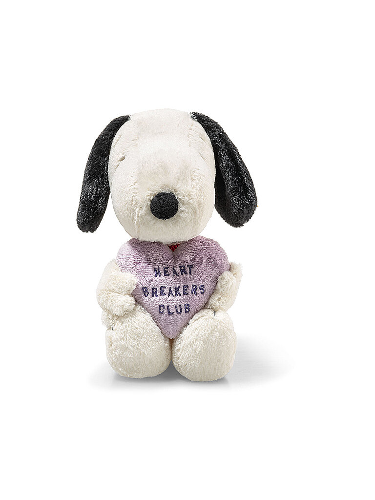STEIFF Plüschtier SNOOPY HEARTBREAKERS CLUB 22cm Weiss weiss