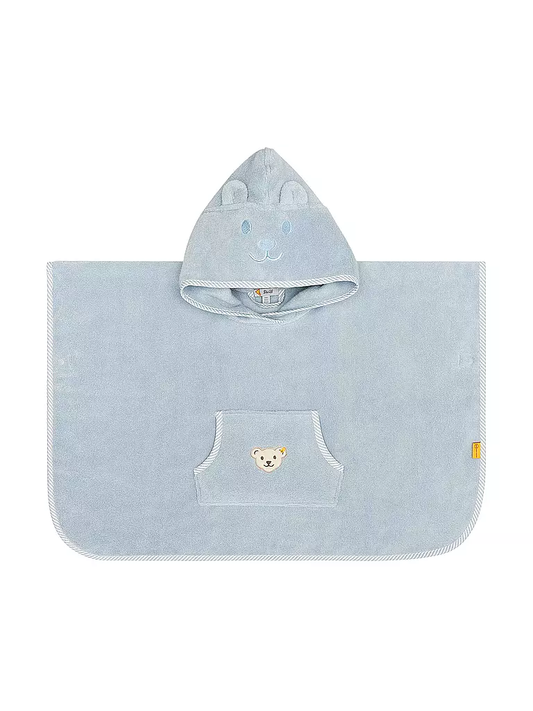 STEIFF | Baby Bade Poncho  | hellblau