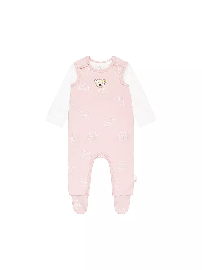 STEIFF | Baby Set 2tlg Strampler und Langarmshirt  | rosa