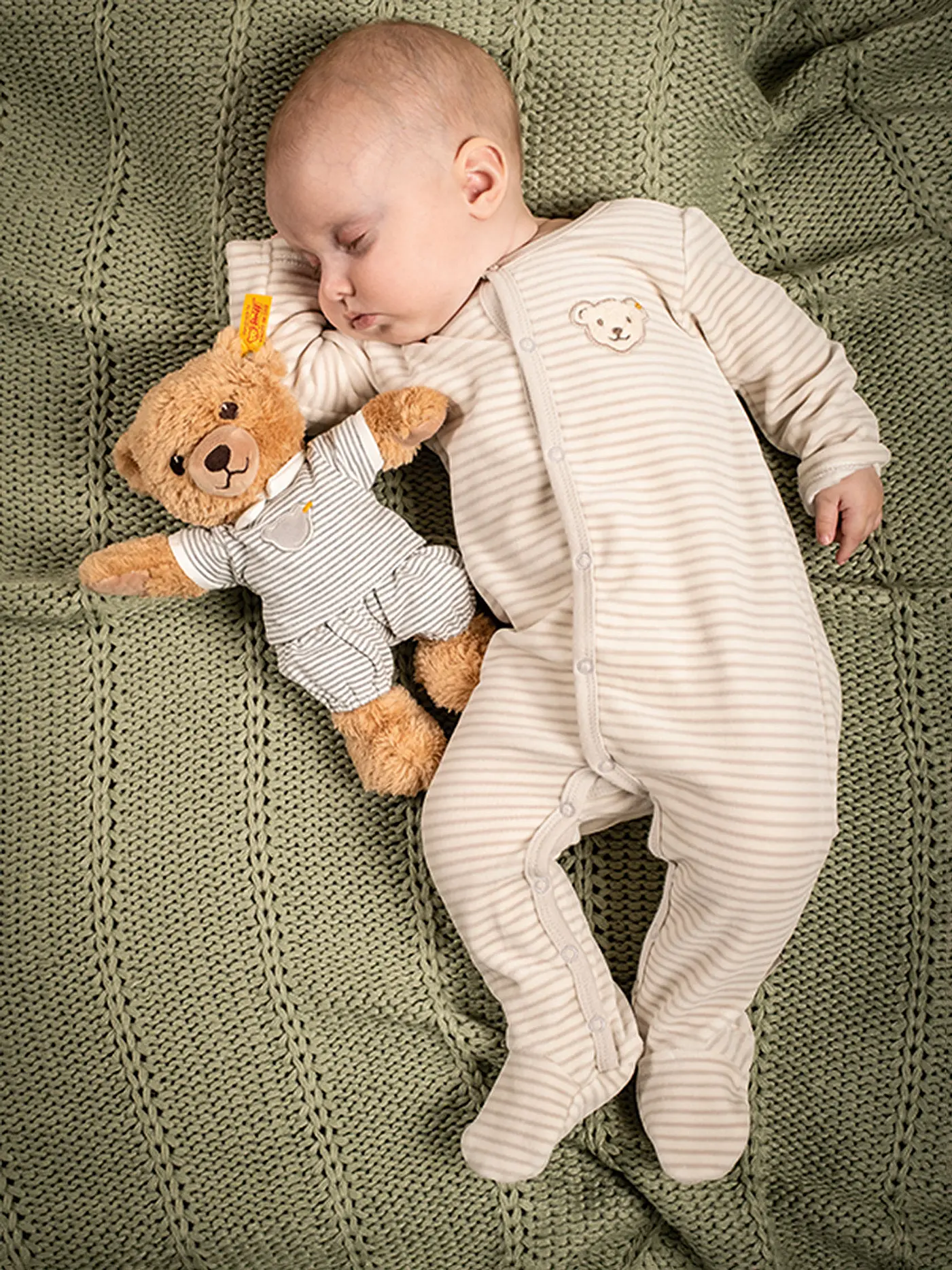 STEIFF | Baby Strampler  | hellgrau