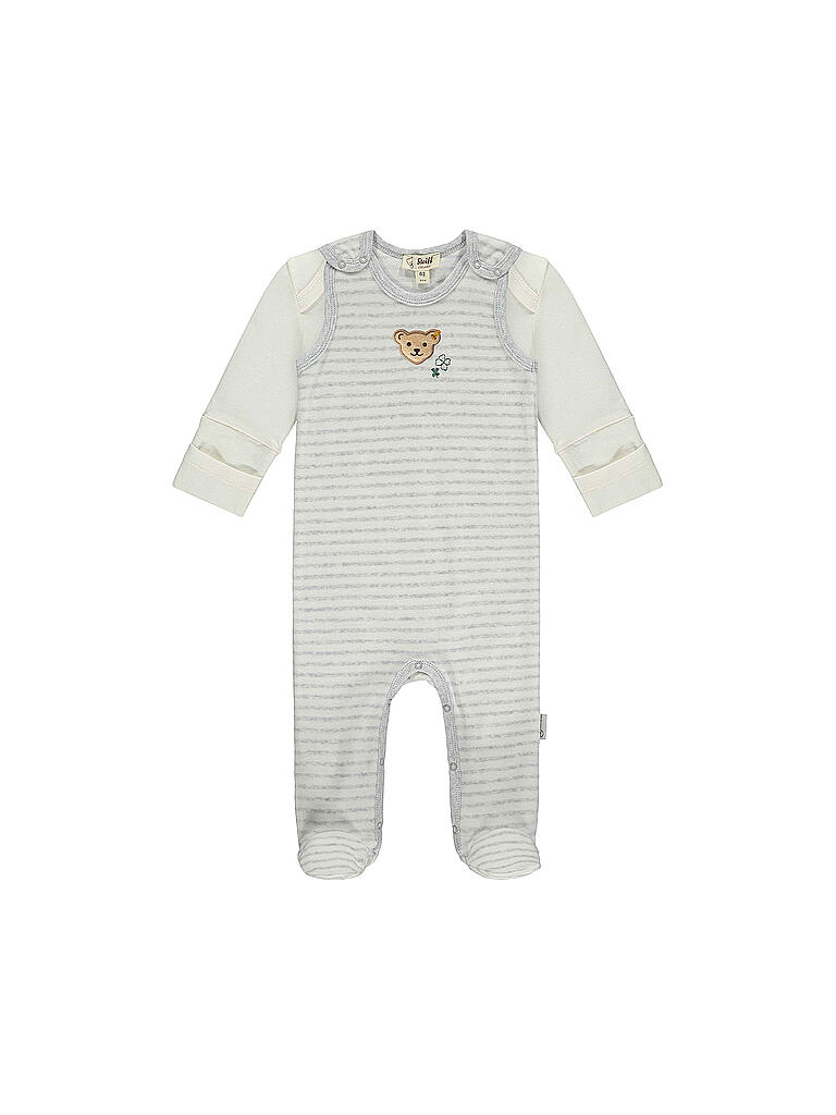 STEIFF | Baby Strampler 2er-Set | grau