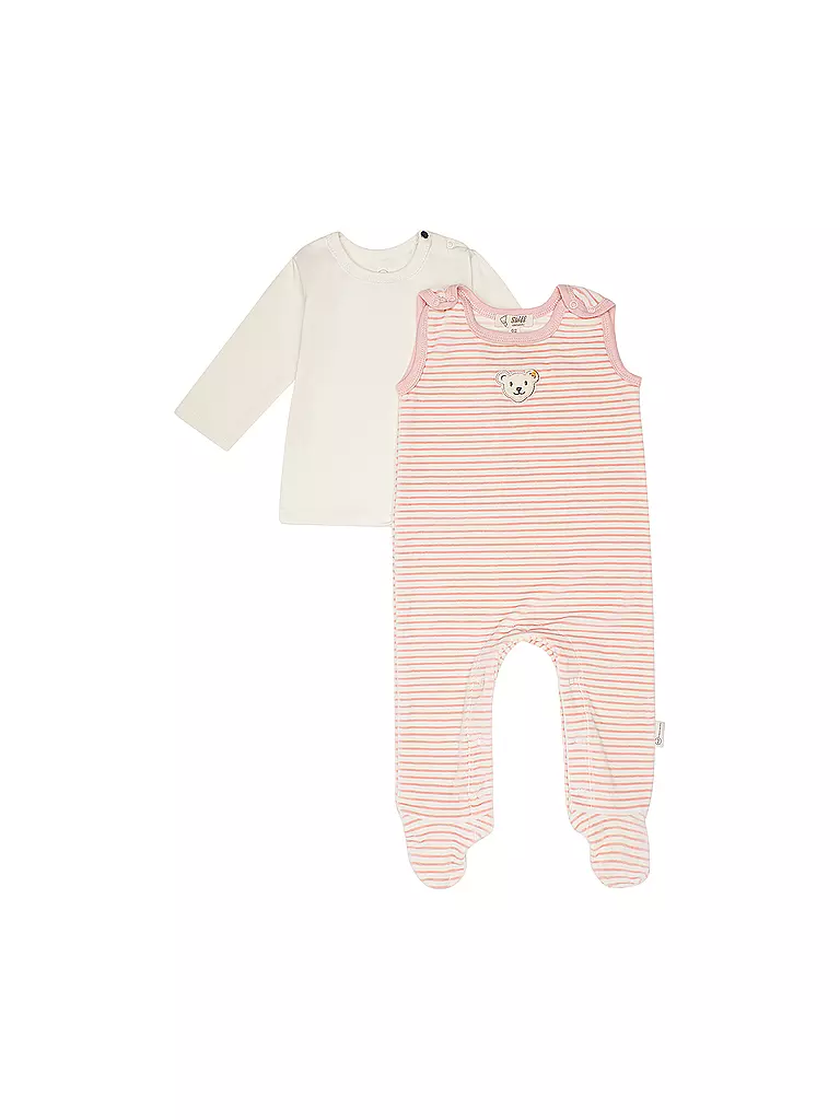 STEIFF | Baby Strampler Set 2 teilig | rosa