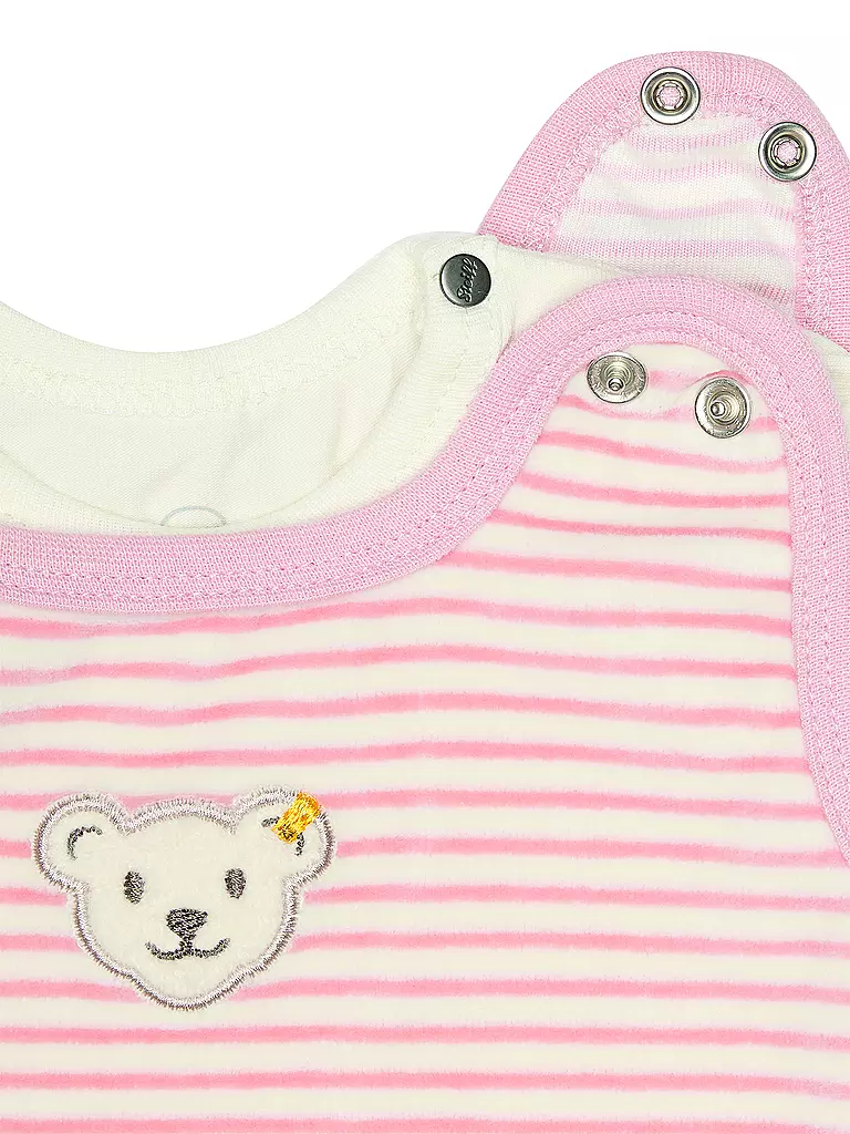 STEIFF | Baby Strampler Set 2 teilig | grau