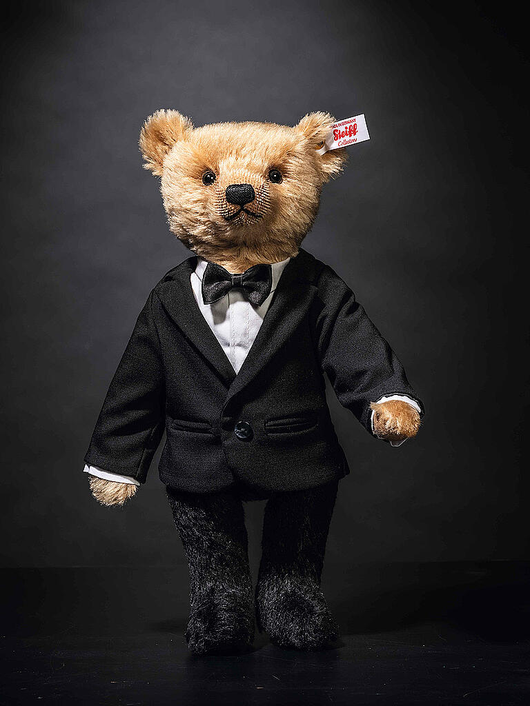 STEIFF | James Bond 60. Jubiläum Teddybär RMS 31cm 007606 Sammlerstück | keine Farbe