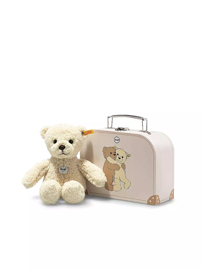 STEIFF | Mila Teddybär im Koffer 21cm | creme