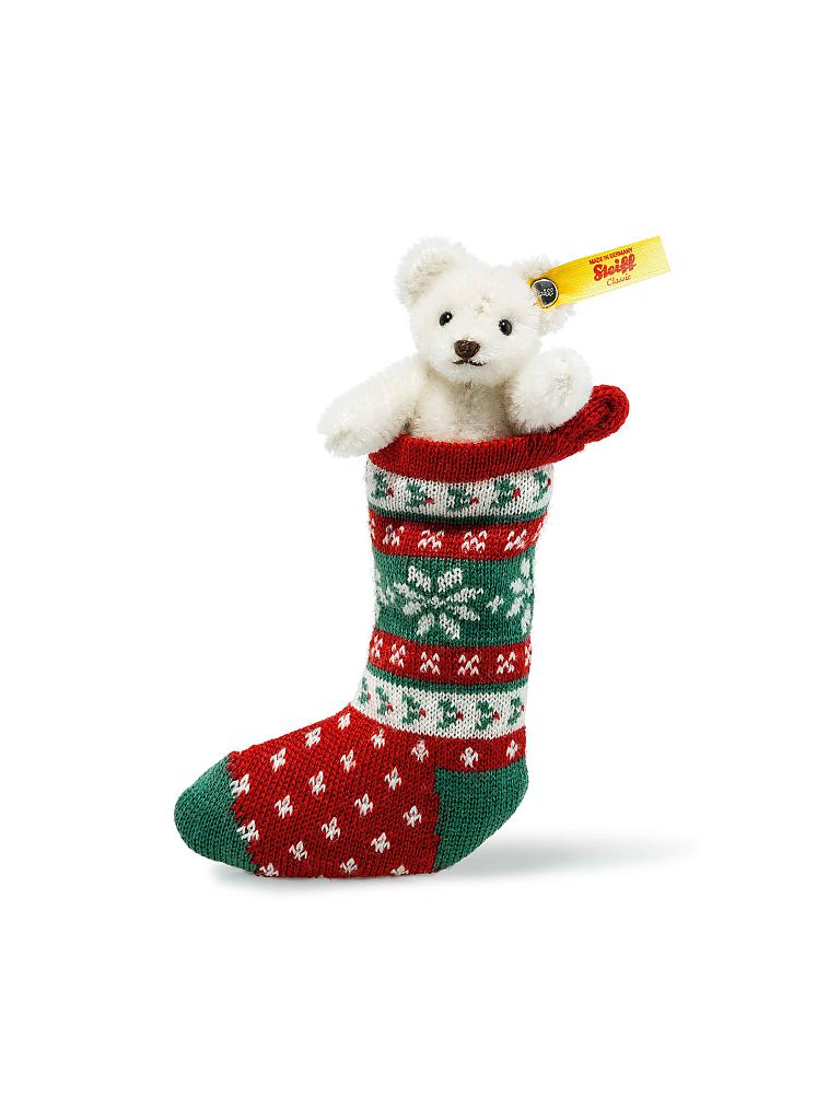STEIFF | Mini Teddybär in Socke weiss 8cm | keine Farbe