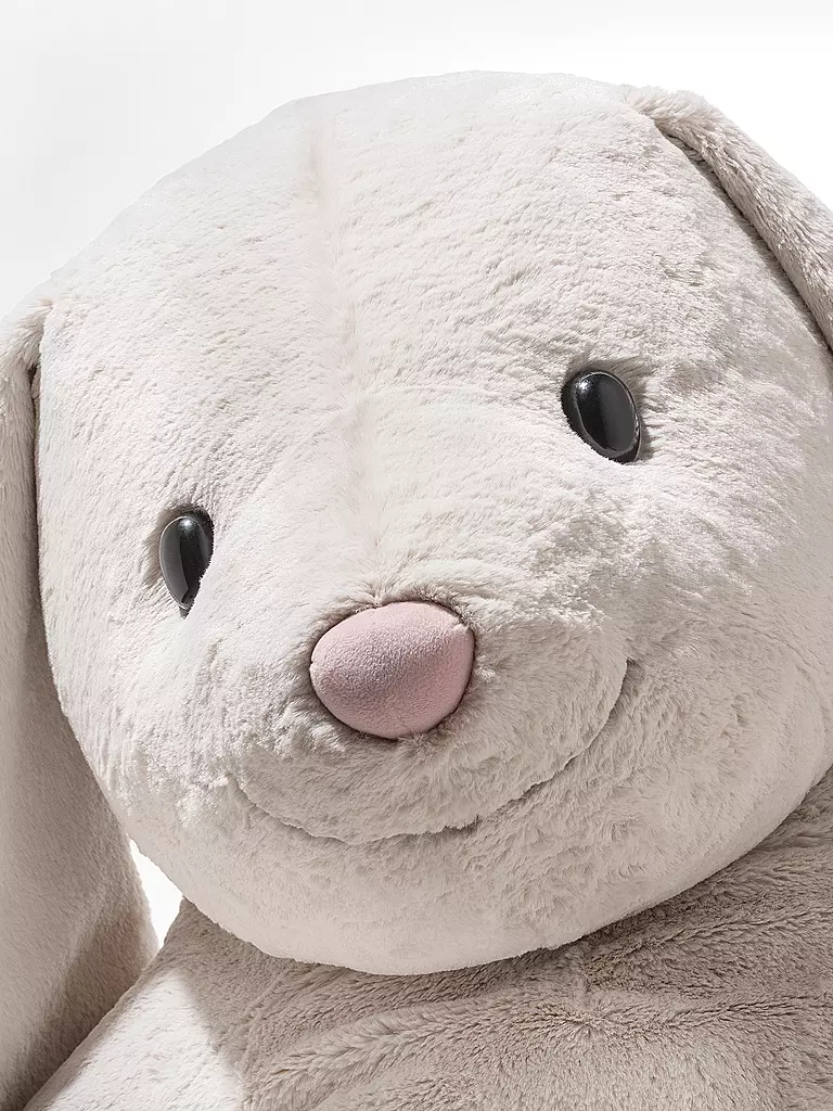 STEIFF | Plüschtier Hoppie Hase 80cm | hellgrau