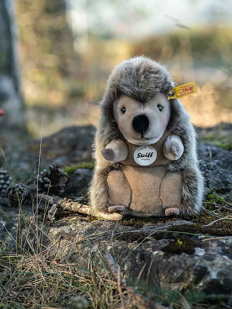 STEIFF | Plüschtier Joggi Igel 20cm | camel