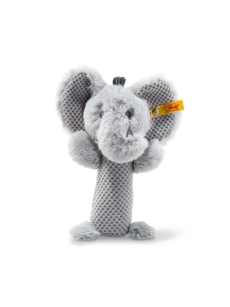 STEIFF | Soft Cuddly Friends - Ellie Elefant Rassel grau | keine Farbe