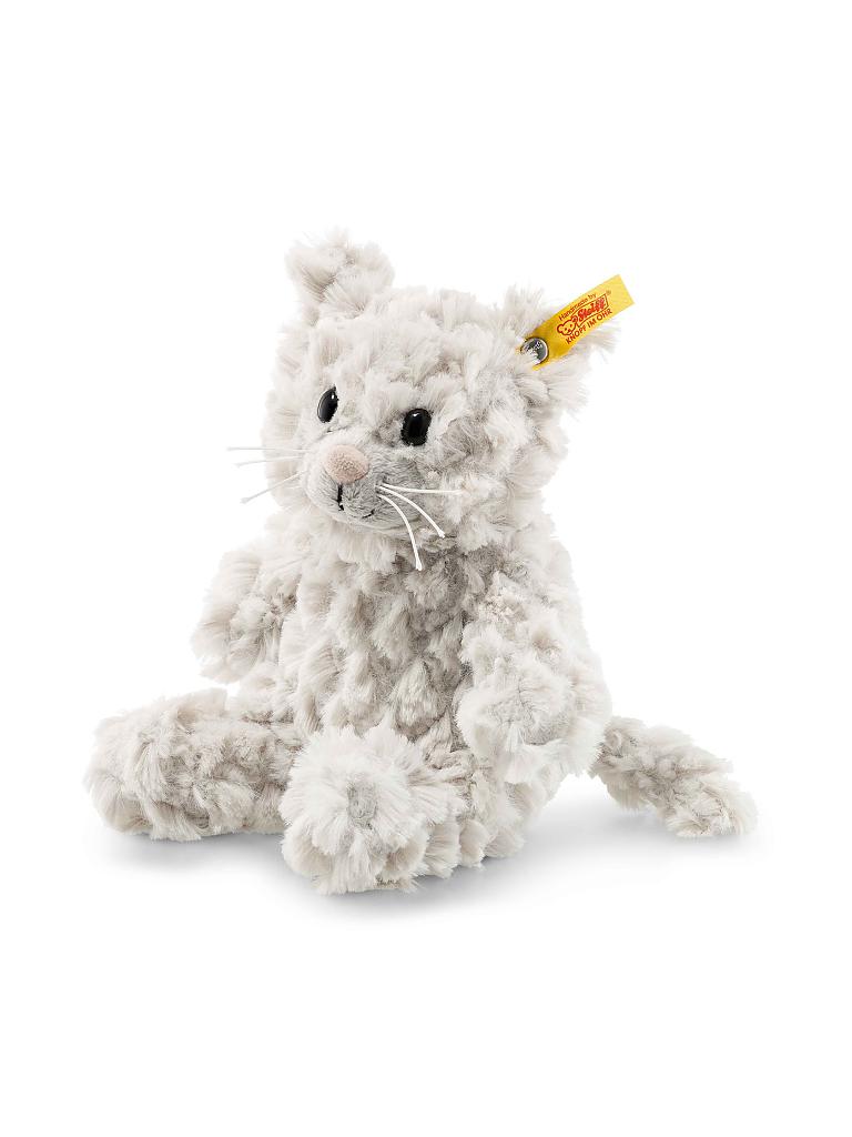 STEIFF | Soft Cuddly Friends - Whiskers Katze hellgrau 18cm | keine Farbe