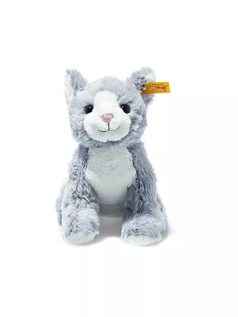 STEIFF | Soft Cuddly Friends Cassie Katze 26cm | hellblau