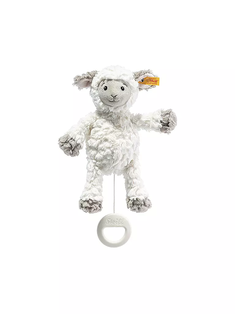STEIFF | Soft Cuddly Friends Lita Lamm Spieluhr 26cm 242472 | creme